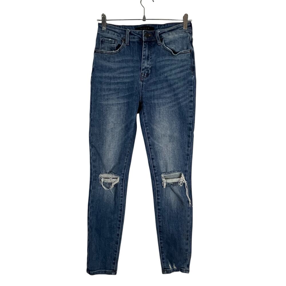 Risen Los Angeles Women’s Jeans Size 27 / 5 (27x27) Distressed Skinny High Rise